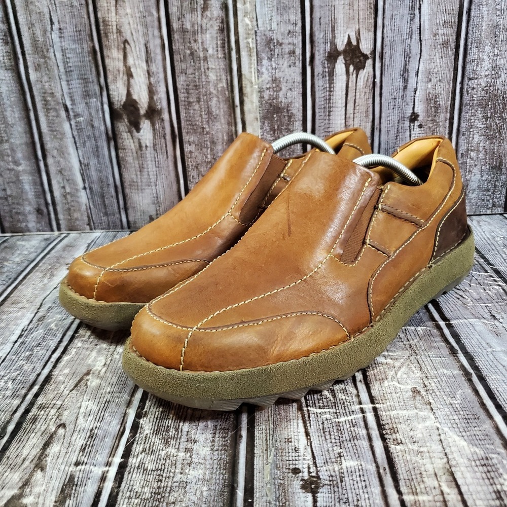 Dr. Martens Men's 11443 Jonny Peanut Loafers Slip On Brown Lightweight Size  11